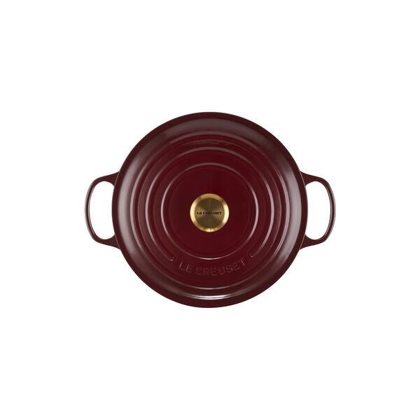 Signature rund st&oslash;bejernsgryde &Oslash; 28 cm, garnet, Le Creuset