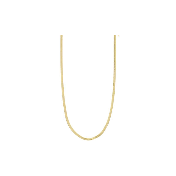 JOANNA Flat Snake Chain Halskæde, gold plated, Pilgrim