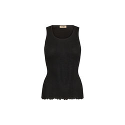 MMElaine Seamless Silk Tank Top, black, MOS MOSH