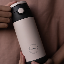 Kids Straw Bottle, soft rose, AYA&IDA