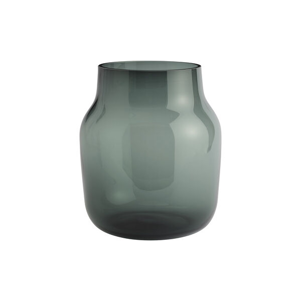 Silent Vase, dark green, Muuto