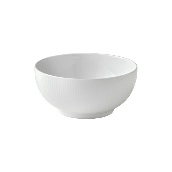 Hvid Riflet skål 180 cl Hvid Riflet skål 180 cl, Royal Copenhagen