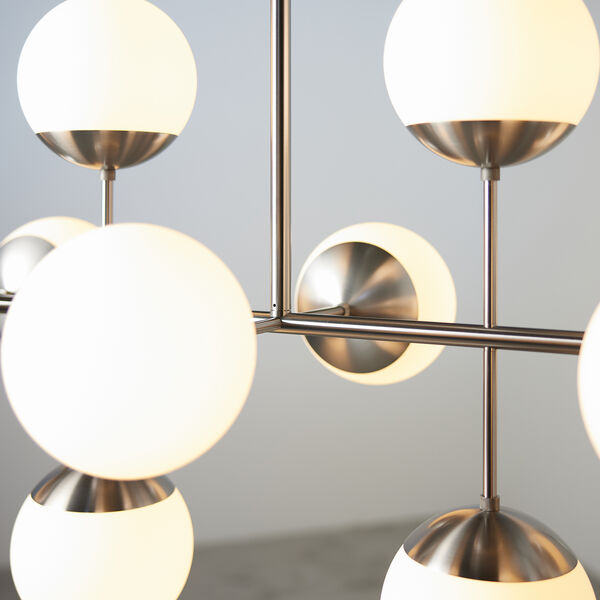 Lord Ballroom Lamp, steel/opal, Rubn