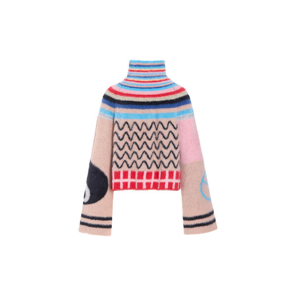Kitti Knit Blouse, mixed, HUNK&Oslash;N