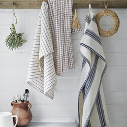 Garn viskestykke, bl&aring;, Rosendahl