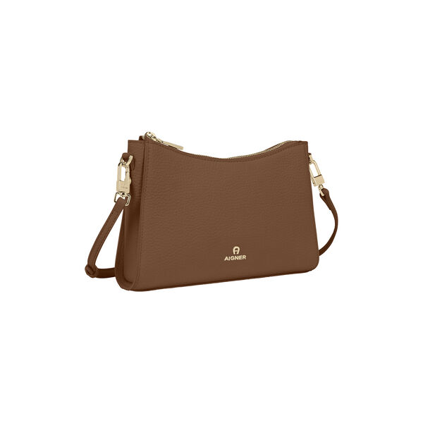 Ivy Crossbody Bag | Saddle Brown | Skuldertaske, Aigner