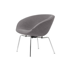 Gryden™ 3318 loungestol, mørkegrå, Fritz Hansen