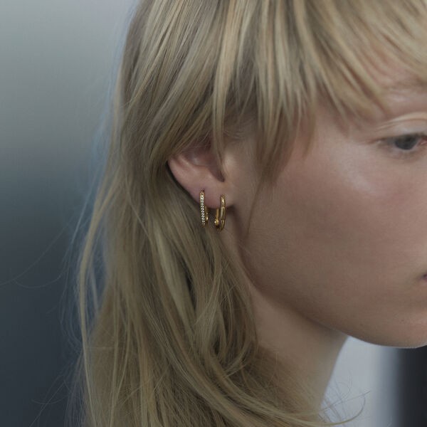 Kastellet Earring, gold, Maria Black