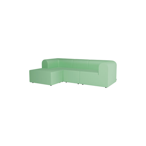 Paradigm 3-personers sofa med puf, Hero 912, Montana Furniture