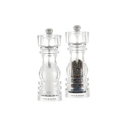 London Salt and pepper set, acrylic, Cole & Mason