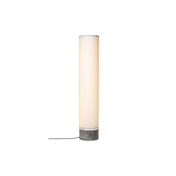 Unbound Floor Lamp, grey marble/white Unbound Floor Lamp, grey marble/white, GUBI