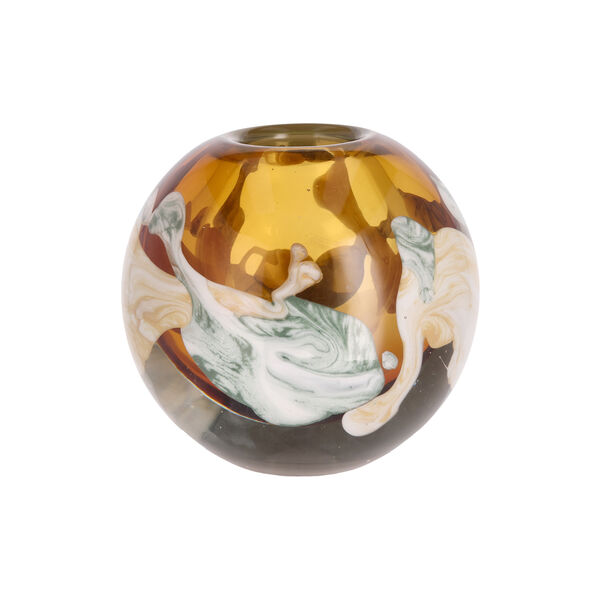 Otea vase, brown/blue, Villa Collection