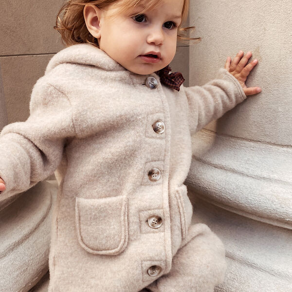 Teddy Onesie, oat, Lalaby