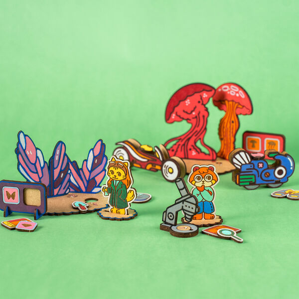 Suntopia trælegetøj | Eco Detectives, Crateit