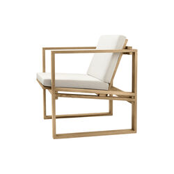 BK11 loungestol, ubehandlet teak, Carl Hansen & Søn