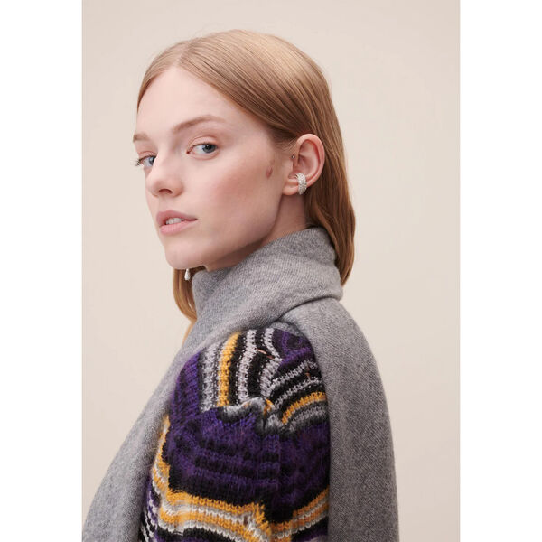 Triangle Solid Logo M, city middlegrey melange, Lala Berlin