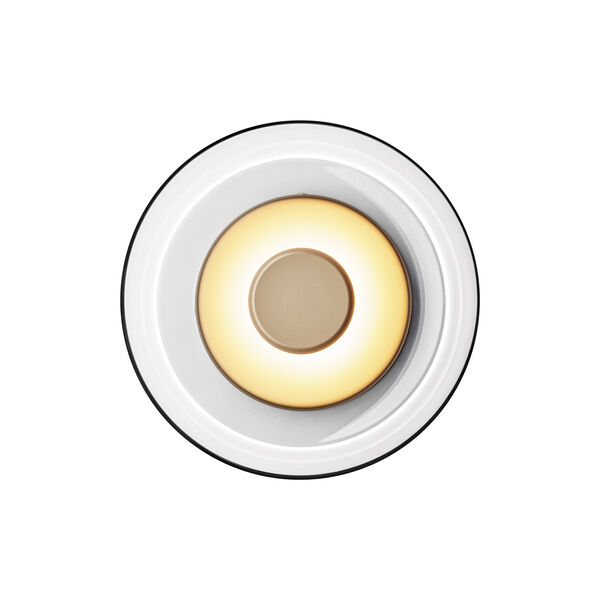 Blossi Wall Lamp, nordic gold/clear, Nuura