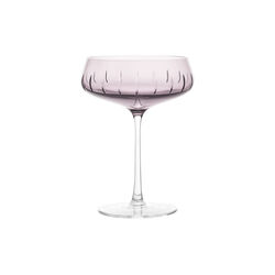 Champagne Coupe Single Cut, rose Champagne Coupe Single Cut, rose, Louise Roe