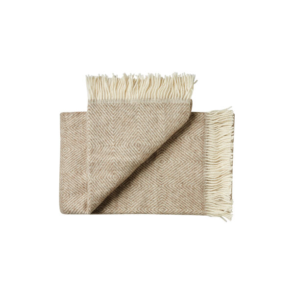 Fanø plaid, 00119 birch sand Fanø plaid, 00119 birch sand, Silkeborg Uldspinderi
