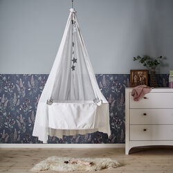 Leander Classic&trade; vugge med madras, white, Leander