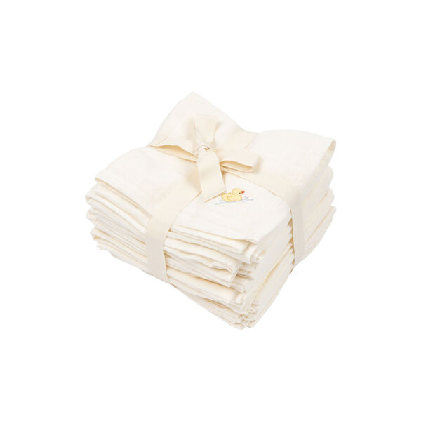 Nuvoli 10-pack Muslin Cloth, antique white Nuvoli 10-pack Muslin Cloth, antique white, Konges Sløjd