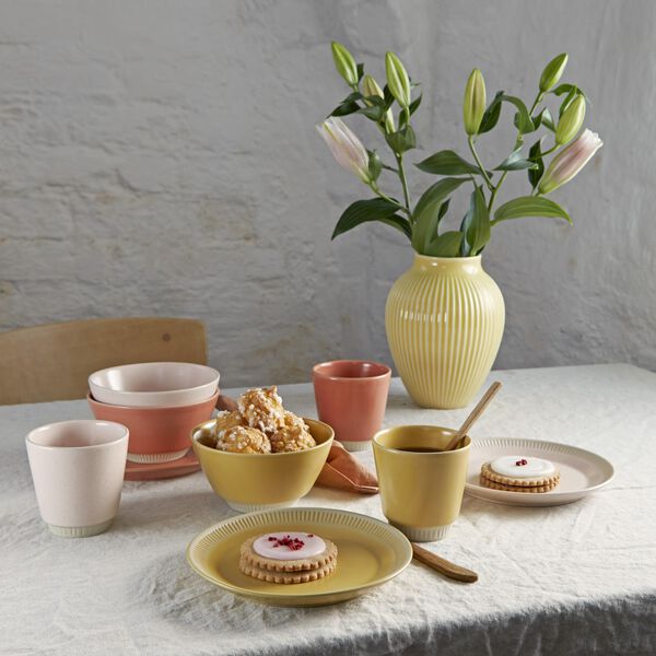 Colorit tallerken Ø 19 cm, rose, Knabstrup Keramik