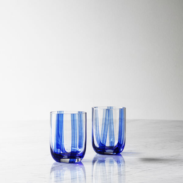 Stripe glas, blue stripes Stripe glas, blue stripes, Normann Copenhagen