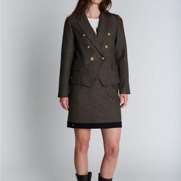 1509PBOCrombie blazer, black/beige, PBO