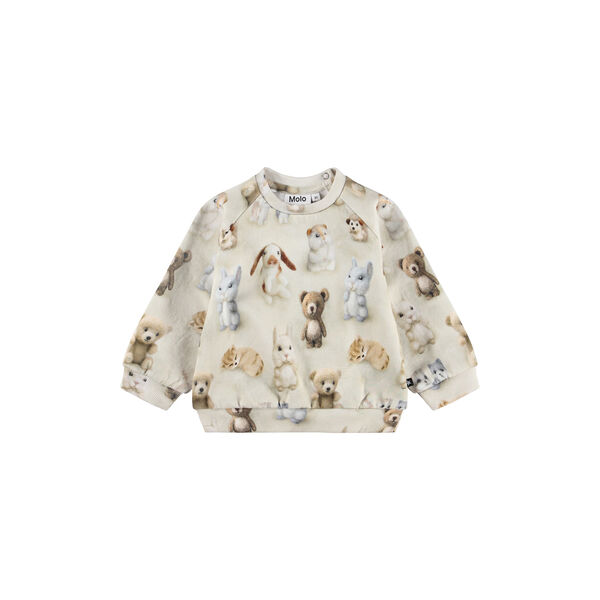 Disc Sweatshirt, felted friends, Molo