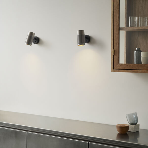 Patrone Small Wall Lamp, nickel-plated brass, Thorup Copenhagen