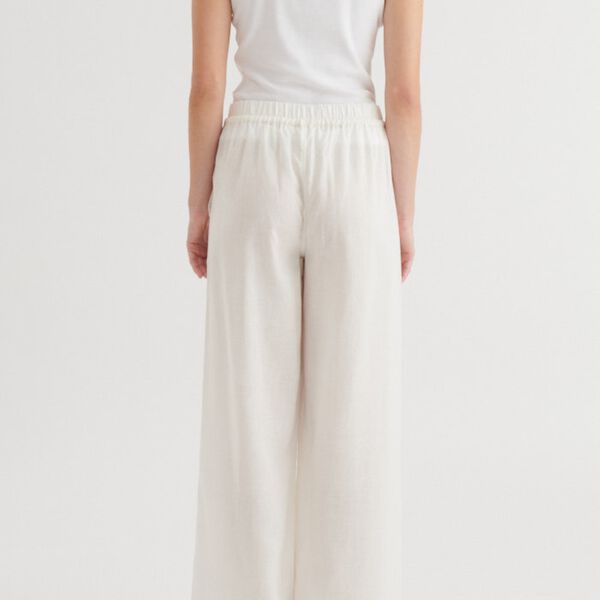 Carina Pants, bright white, Basic Apparel