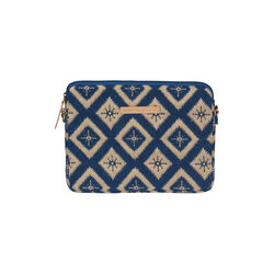 Rue Rivoli Laptop Sleeve, greek blue, Luna Moon