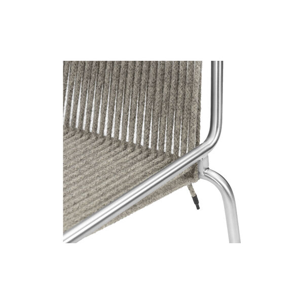 Noel Chair, steel/fair grey wool Noel Chair, steel/fair grey wool, Thorup Copenhagen
