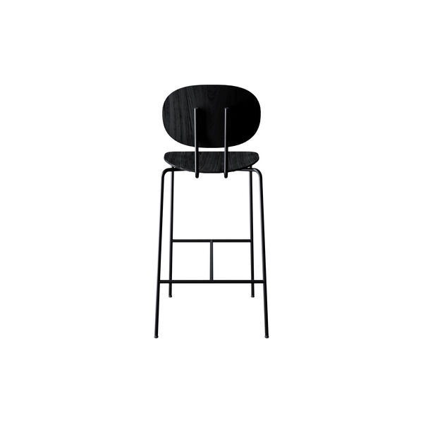PIET HEIN Bar Chair, sortlakeret eg, Sibast Furniture