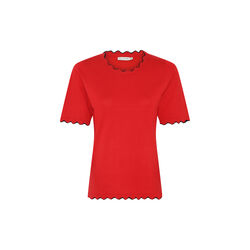 BB Viscose Kni tw. Edge, poppy red, Micha