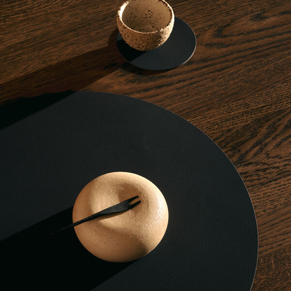 Nupo glasbrik Circle, black ink, LIND DNA