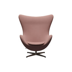 &AElig;gget&trade; 3316 loungestol, Christianshavn 1131 orange/red/brown bronze, Fritz Hansen