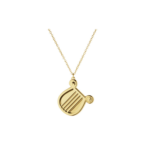2026 Juleornament Harpe, guld, Georg Jensen