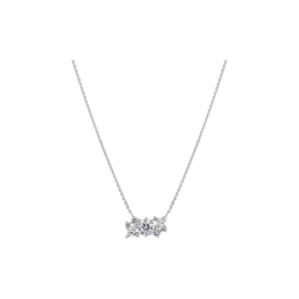 Lovere Halsk&aelig;de | 14 kt. Hvidguld | 0,58 ct, Sif Jakobs Jewellery