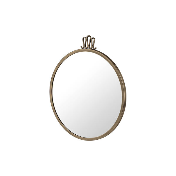 Randaccio Wall Mirror, antique brass, GUBI