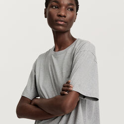 Classic Circular Tee Melange, grey melange, Aiayu