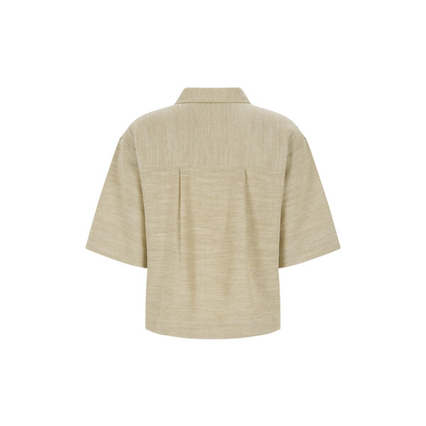 ESKaya Boxy Blouse, brownie m&eacute;lange, esm&eacute; studios