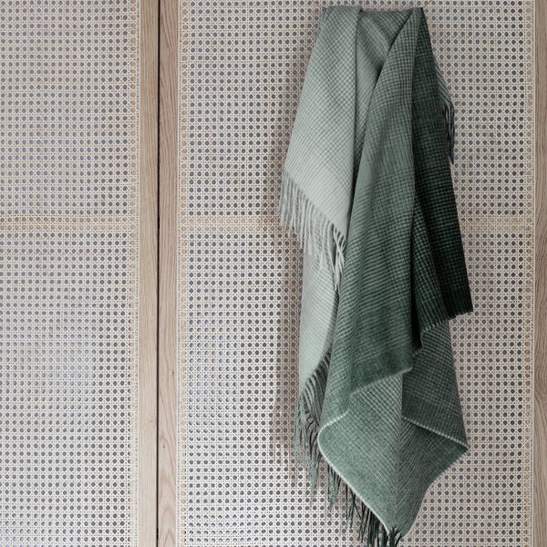 Horizon plaid, botanic green, ELVANG