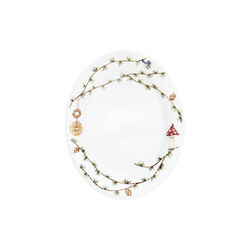 Hammershøi Christmas ovalt bordfad, Kähler