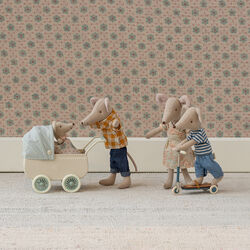 Barnevogn med babymus, mint, Maileg