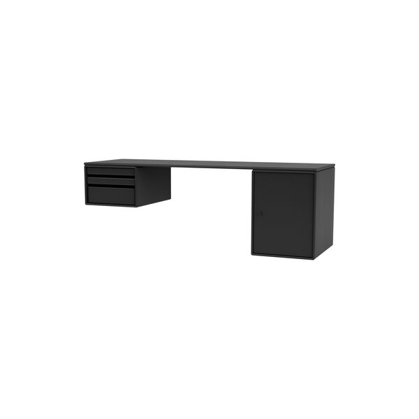 WORKSHOP skrivebord, 05 black, Montana Furniture