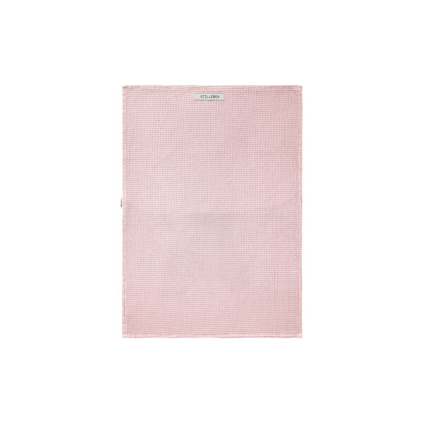 Viskestykke vaflet, chalk pink, Stilleben