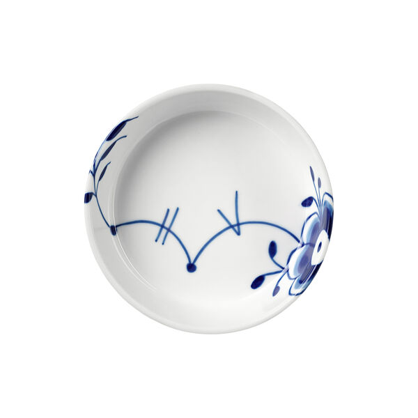 Blå Mega Riflet fad Ø 12,5 cm, Royal Copenhagen