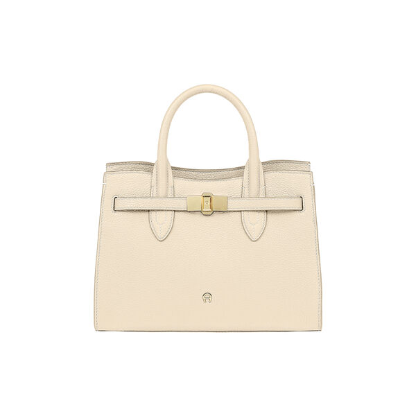 Farah M Handbag, macadamia white, Aigner