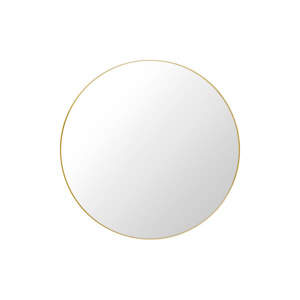 GUBI Wall Mirror Round, polished brass GUBI Wall Mirror Round, polished brass, GUBI